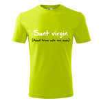 Tricou pentru barbati,personalizat Sunt virgin, Verde, marimea 2XL fotografia produsului