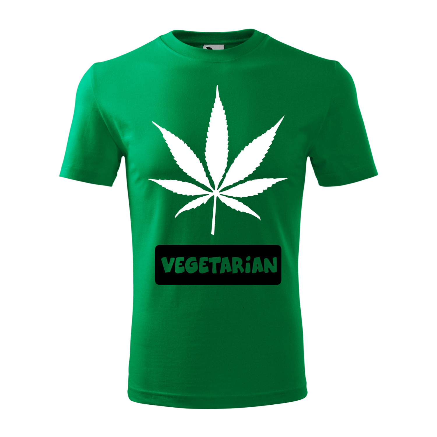 Tricou pentru barbati,personalizat Vegetarian, Verde inchis, marimea S fotografia produsului