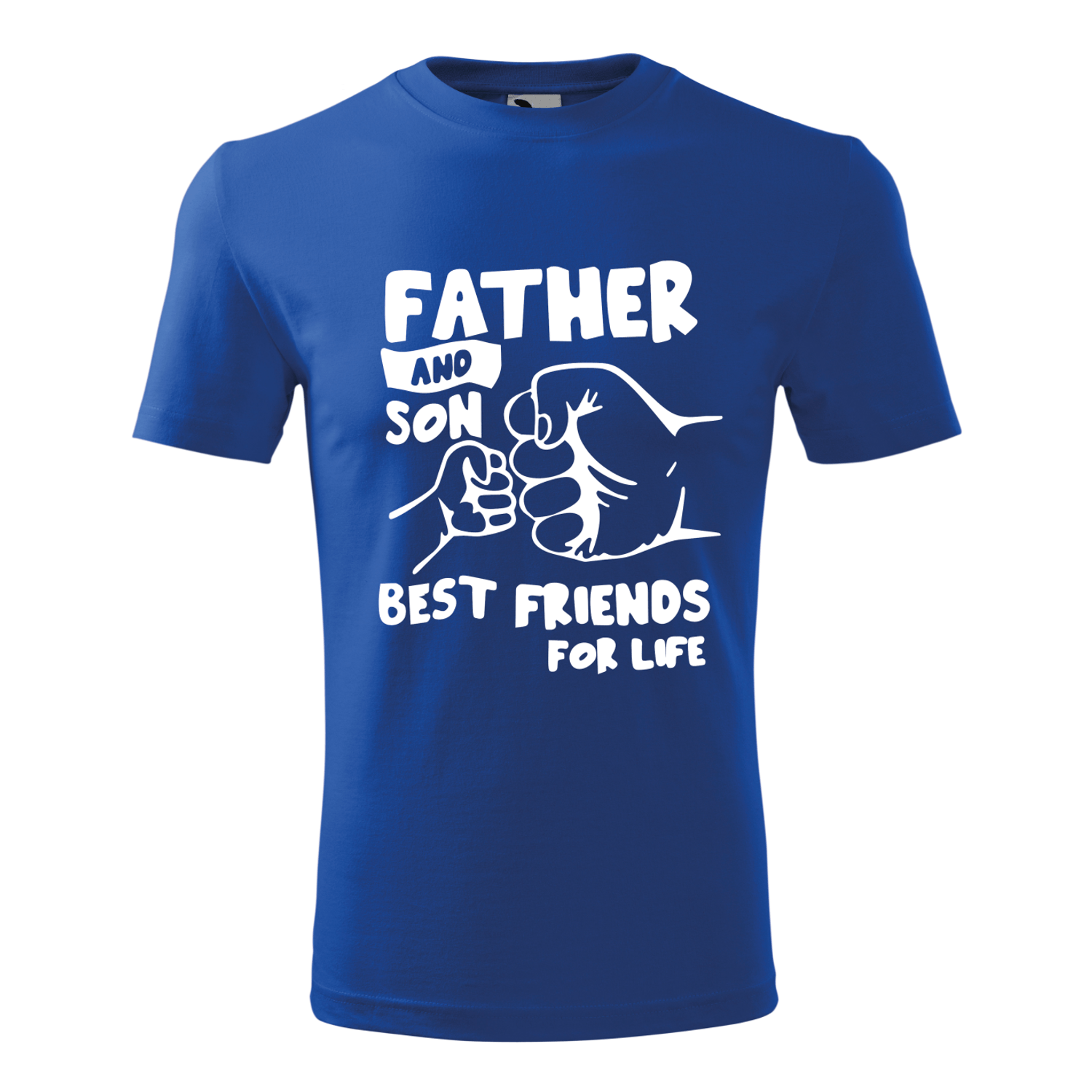 Tricou pentru barbati,personalizat Father and son best friends for life, Albastru, marimea M fotografia produsului
