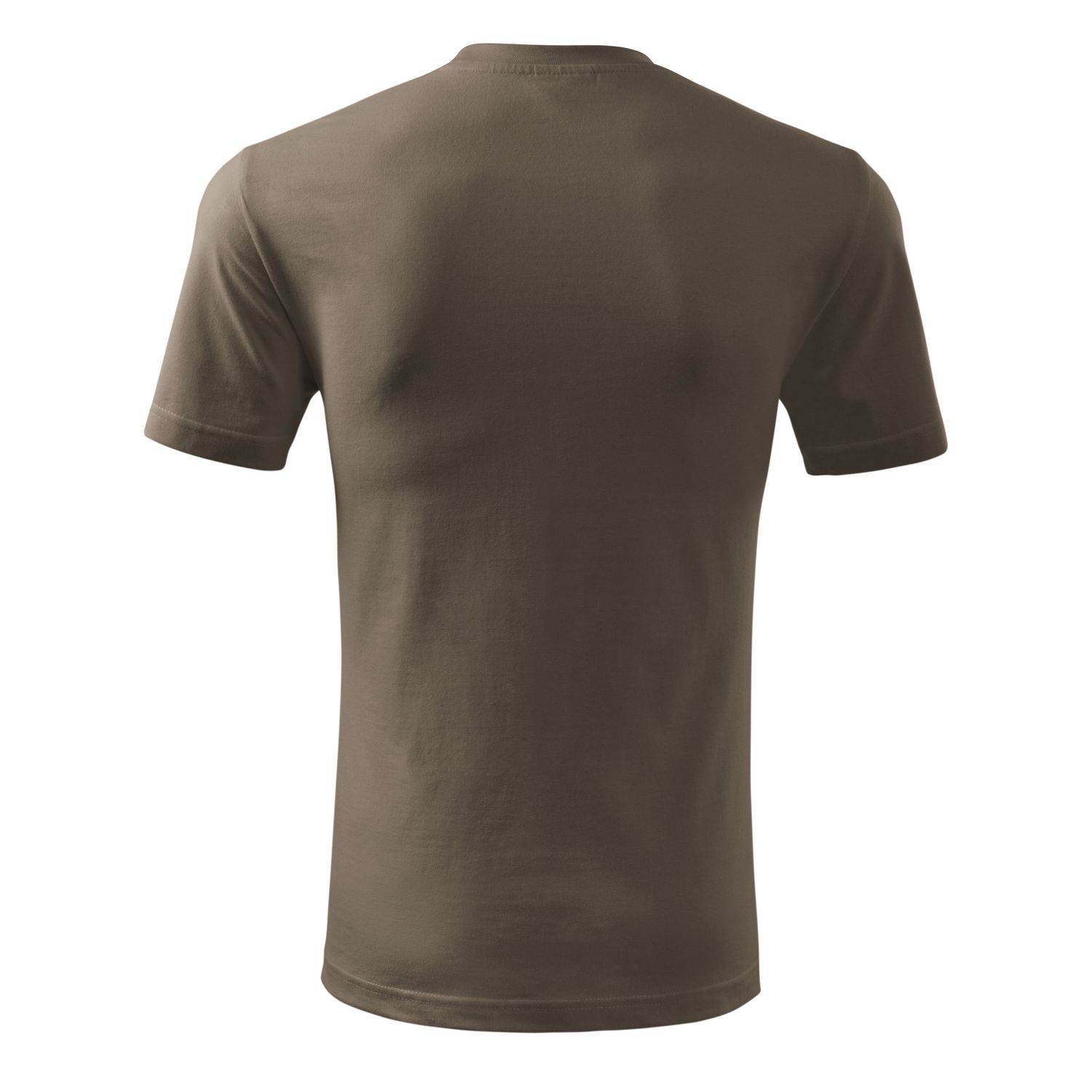Tricou pentru barbati, personalizat Fii tu insuti, lumea se va obisnui, Kaki, marimea 2XL fotografia produsului View 5 L