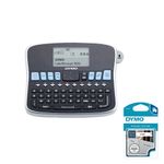 Aparat de etichetat LabelManager 360D QWERTY si 1 banda industriala poliester D1, 12mm x 5.5m,negru alb,S0879480,16959 fotografia produsului