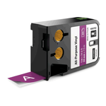 Etichete industriale autoadezive, DYMO XTL, vinil, 24mm x 7m, alb violet, 1868793 fotografia produsului