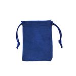 Saculet nabuc (imitatie piele) albastru 11cm x 8.5cm fotografia produsului