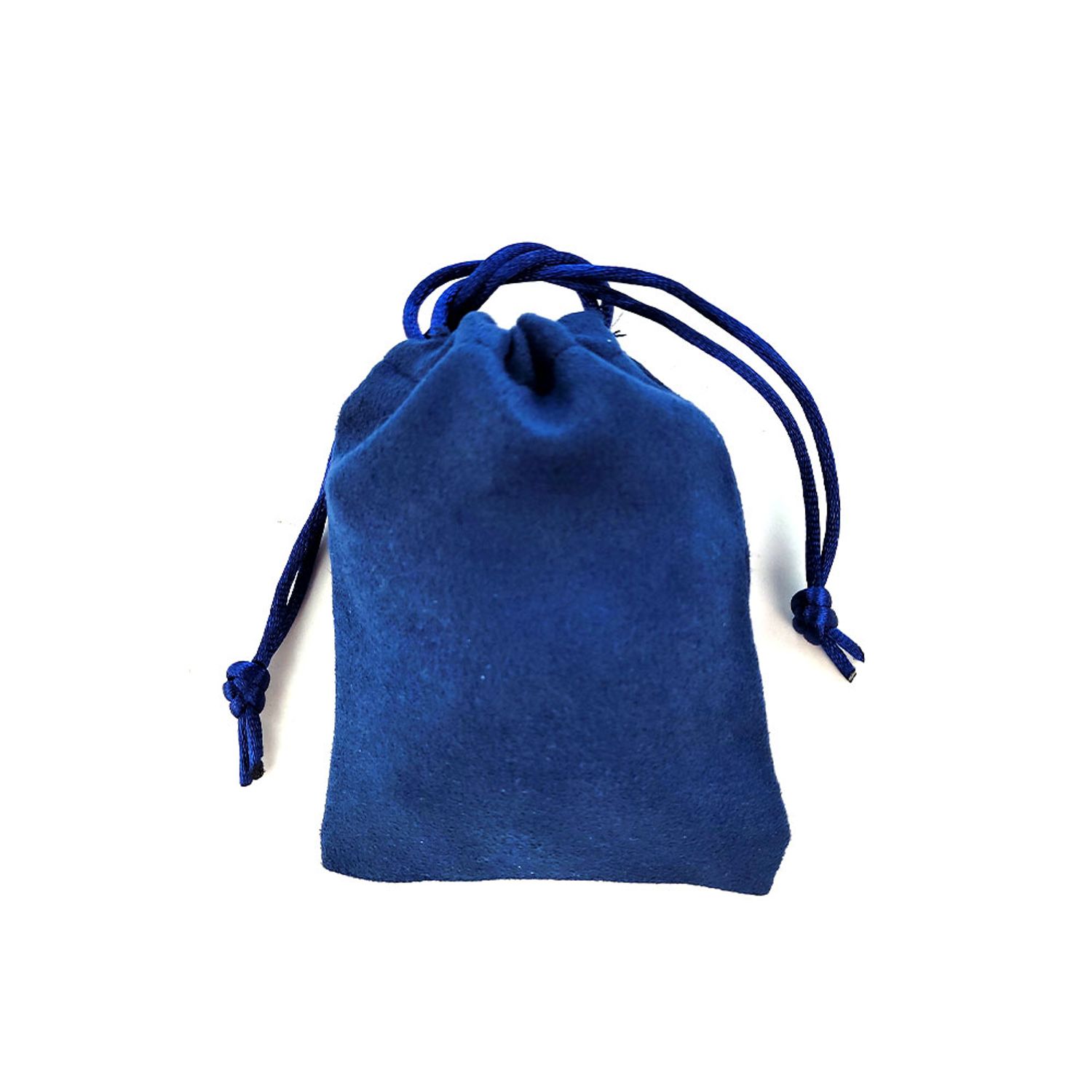 Saculet nabuc (imitatie piele) albastru 11cm x 8.5cm fotografia produsului View 2 L