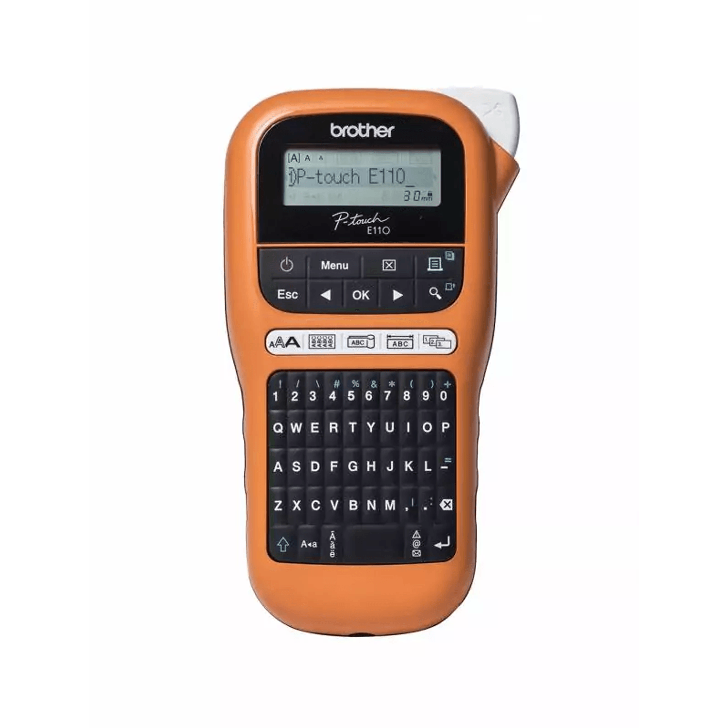 Brother P-Touch PT-E110VP etichetator portabil, Kit cu servieta, latime maxima banda 12mm fotografia produsului View 2 L
