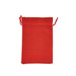 Saculet textil rosu 17cm x 11.5cm fotografia produsului