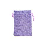 Saculet textil violet 17cm x 11.5cm fotografia produsului