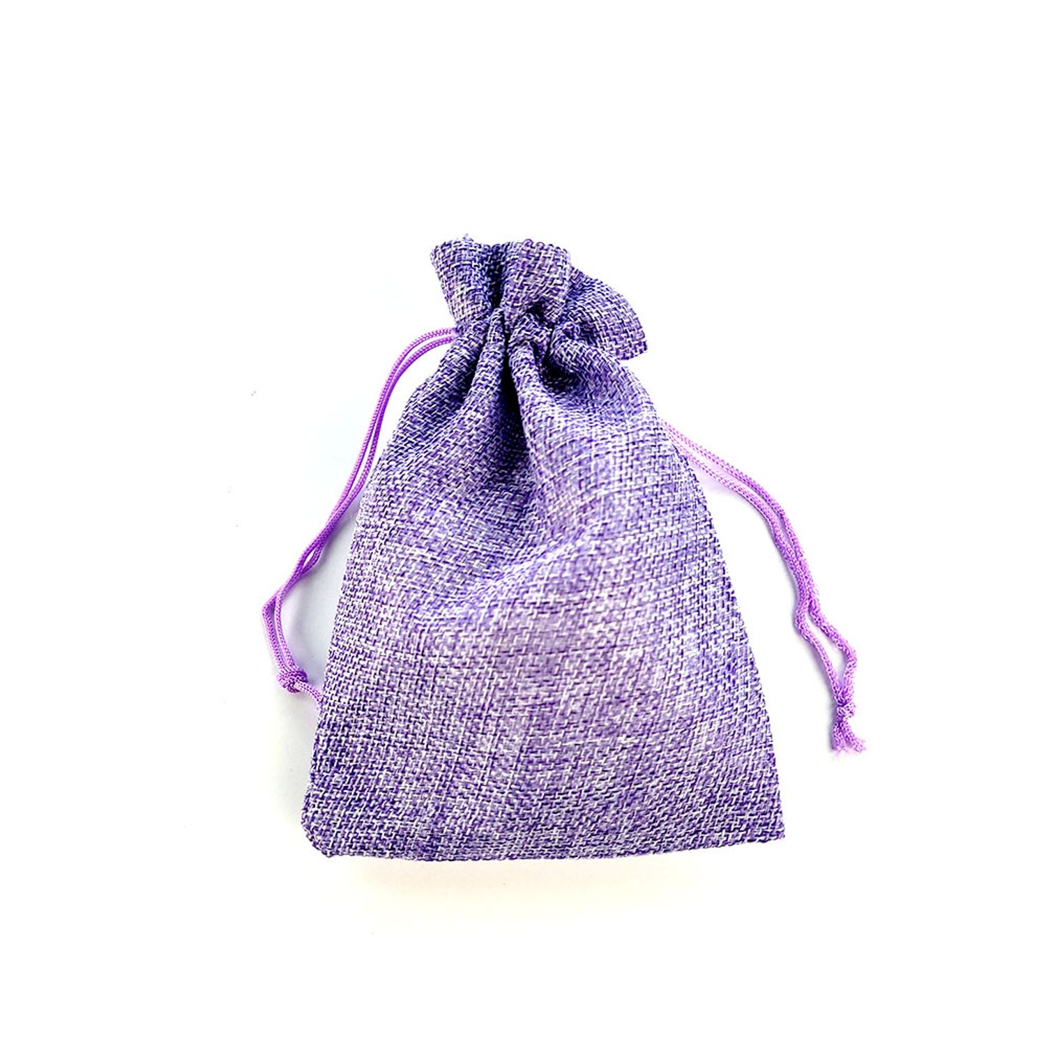 Saculet textil violet 17cm x 11.5cm fotografia produsului View 2 L