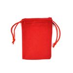 Saculet nabuc (imitatie piele) rosu 12cm x 9cm fotografia produsului