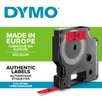 Etichete autocolante, DYMO LabelManager D1, 9mm x 7m, negru rosu, 40917, S0720720 fotografia produsului View 2 S