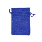 Saculet textil albastru 17cm x 11.5cm fotografia produsului