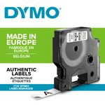 Etichete autocolante, DYMO LabelManager D1, 12mm x 7m, negru alb, 45013 S0720530 fotografia produsului View 2 S