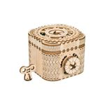 Puzzle 3D Treasure Box, ROKR, Lemn, 123 piese fotografia produsului
