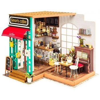 Puzzle 3D Minicasuta de papusi Cafeneaua lui Simon, RoLife, DG109