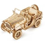 Puzzle 3D Masina Militara, ROBOTIME, Lemn, 369 piese fotografia produsului