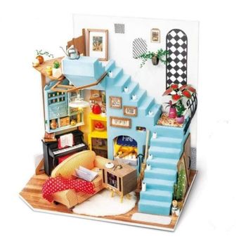 Puzzle 3D Minicasuta Living Room Joy's Peninsula, RoLife, 214 piese, DG141
