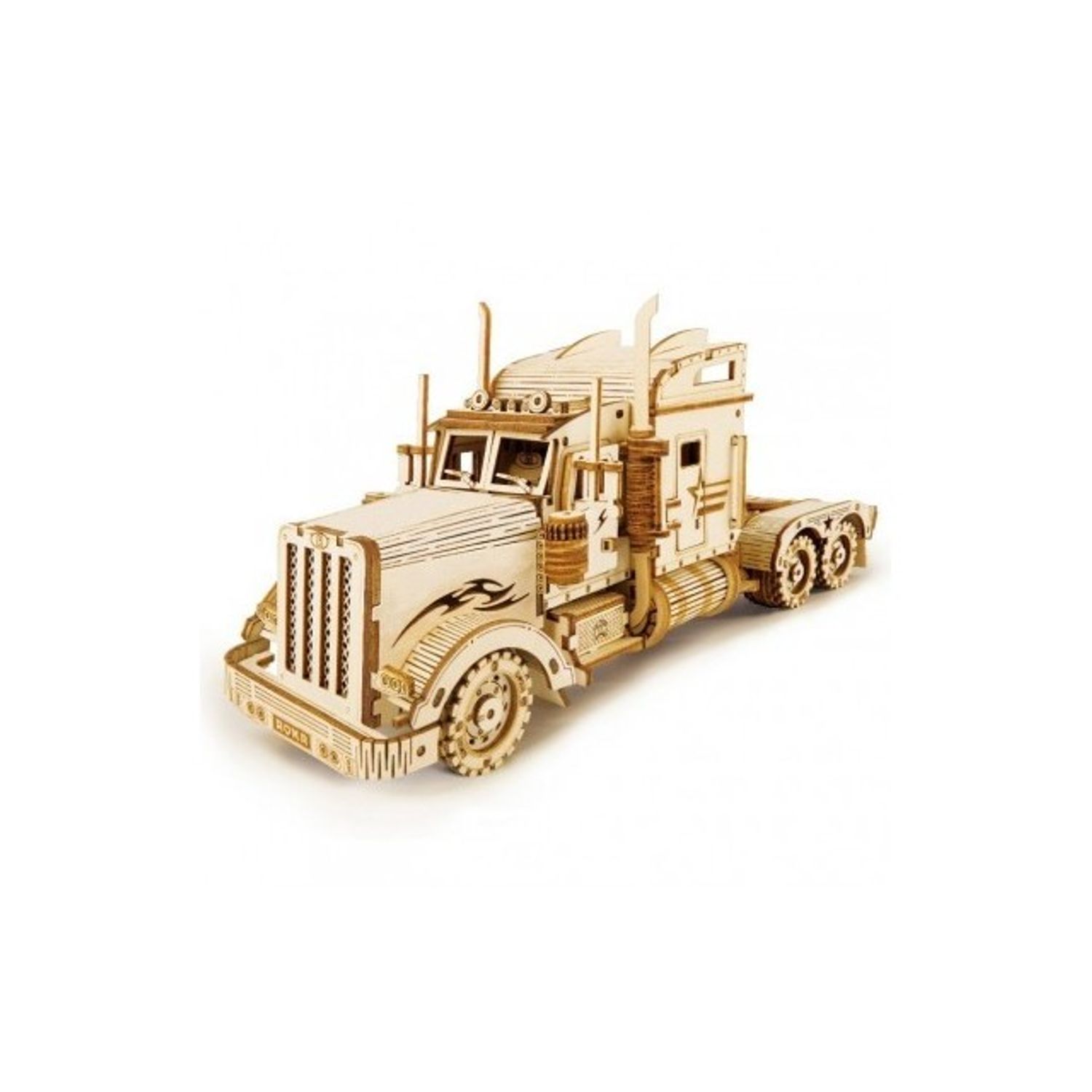 Puzzle 3D Tir, ROBOTIME, Lemn, 286 piese fotografia produsului