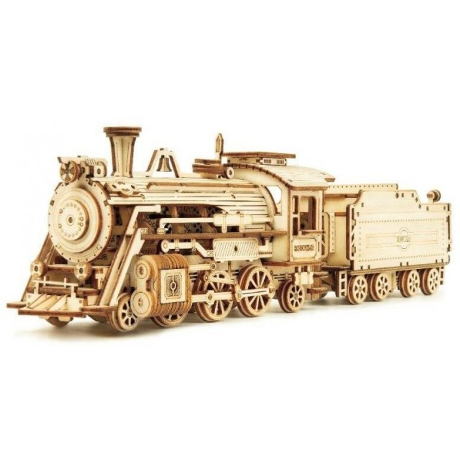 Puzzle 3D Prime Steam Express, ROKR, Lemn, 308 piese fotografia produsului