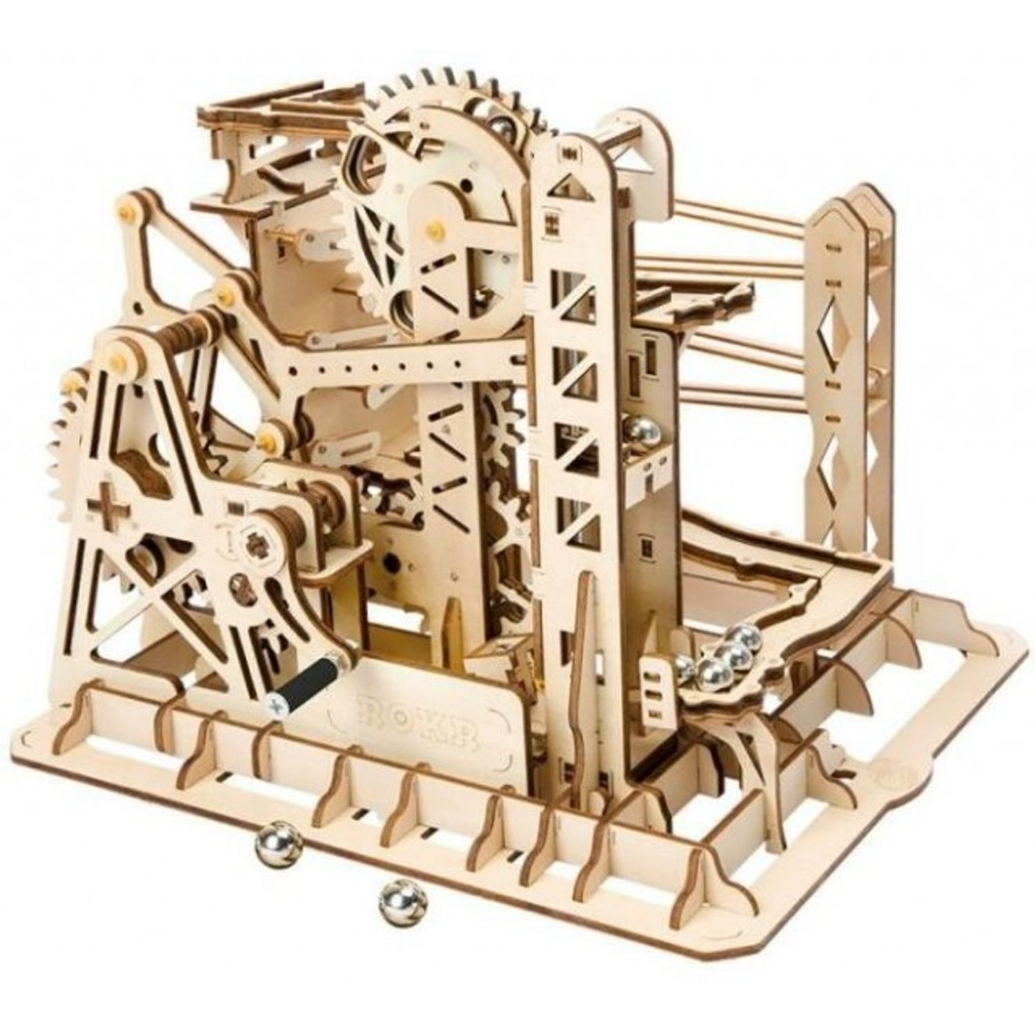 Puzzle 3D Marble Explorer, ROKR, Lemn, 219 piese fotografia produsului