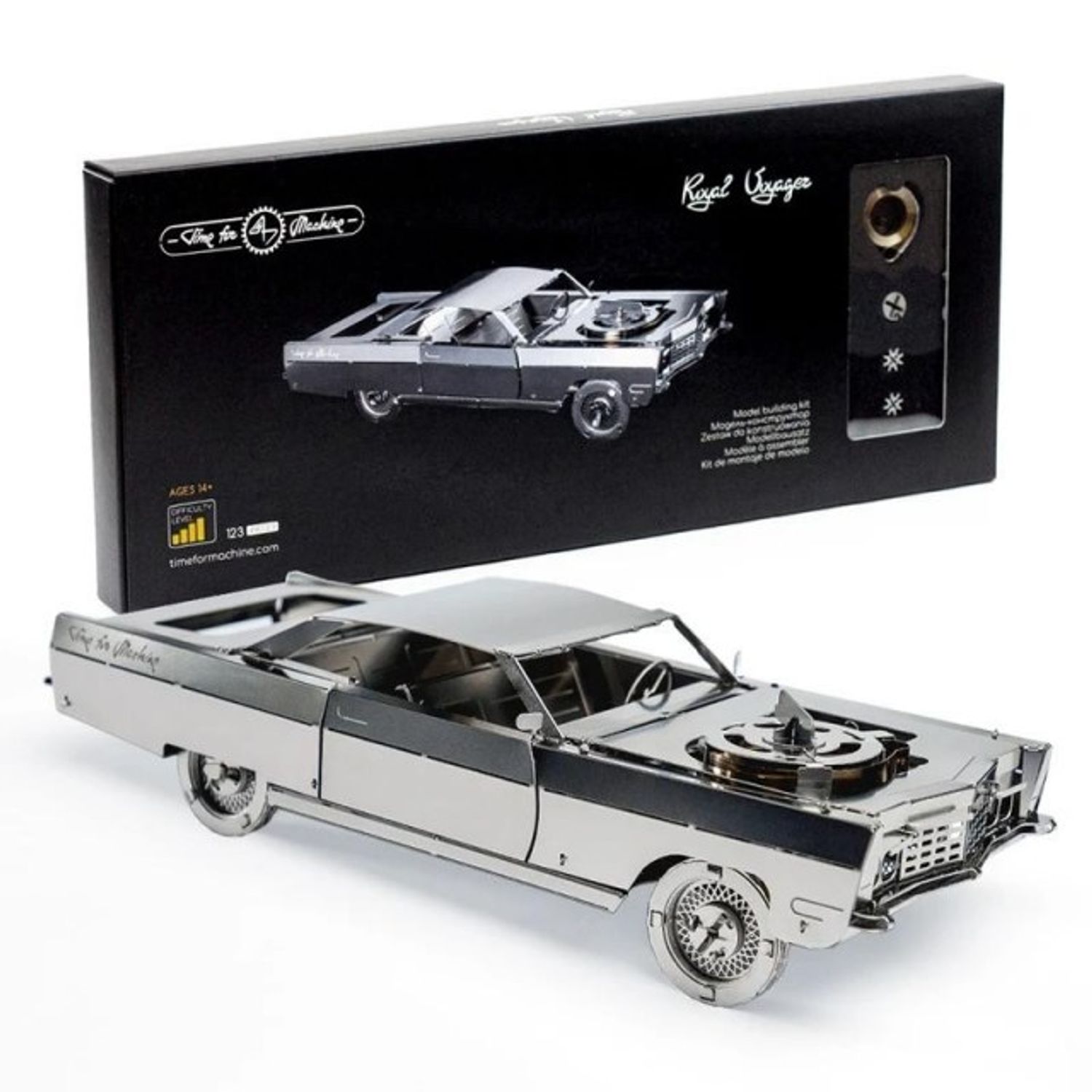 Kit Puzzle Mecanic 3D, Metal, TimeForMachine, Model Royal Voyager fotografia produsului View 8 L