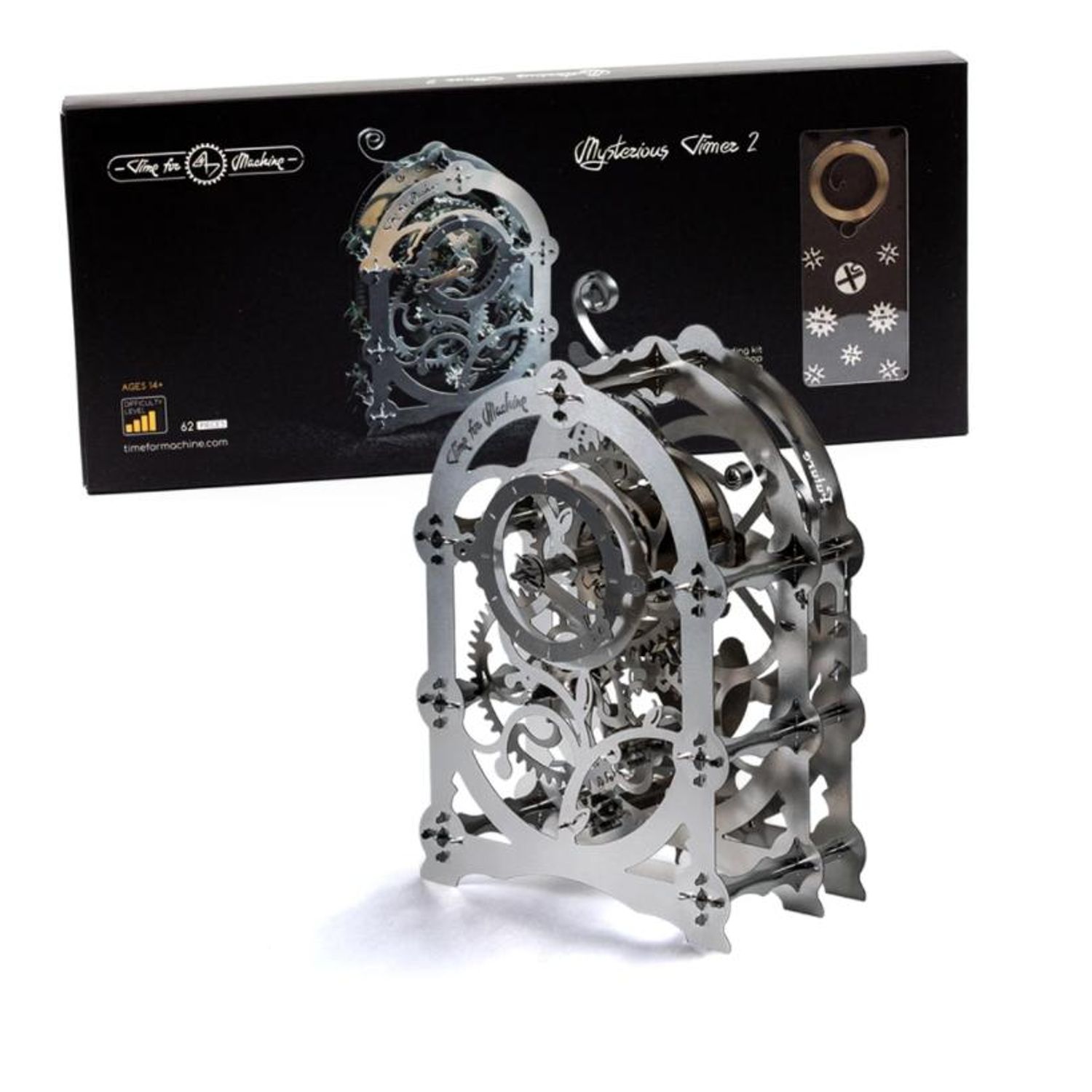Kit Puzzle Mecanic 3D, Metal, TimeForMachine, Model Cronometru Mysterious Timer 2 fotografia produsului