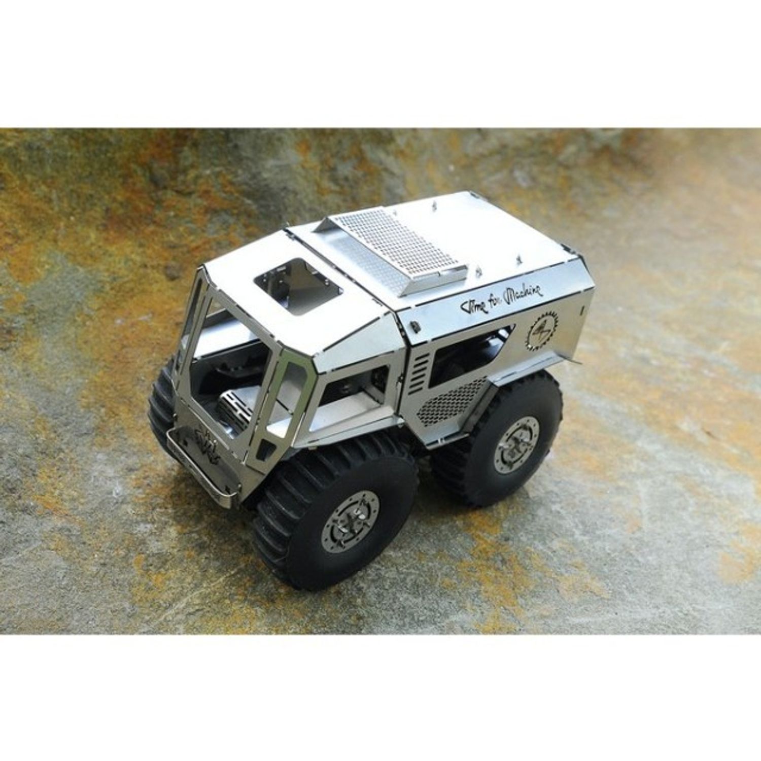 Kit Puzzle Mecanic 3D din metal, Time for Machine, Model radiocontrolat, Sherp fotografia produsului View 7 L
