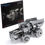 Kit Puzzle Mecanic 3D, Metal, TimeForMachine, Model Hot Tractor fotografia produsului