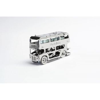 Kit Puzzle Mecanic 3D, Metal, TimeForMachine, Model Cute Double Decker