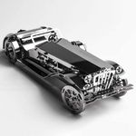 Kit Puzzle Mecanic 3D, Metal, TimeForMachine, Model Masina Epoca Glorious Cabrio 2 fotografia produsului View 4 S