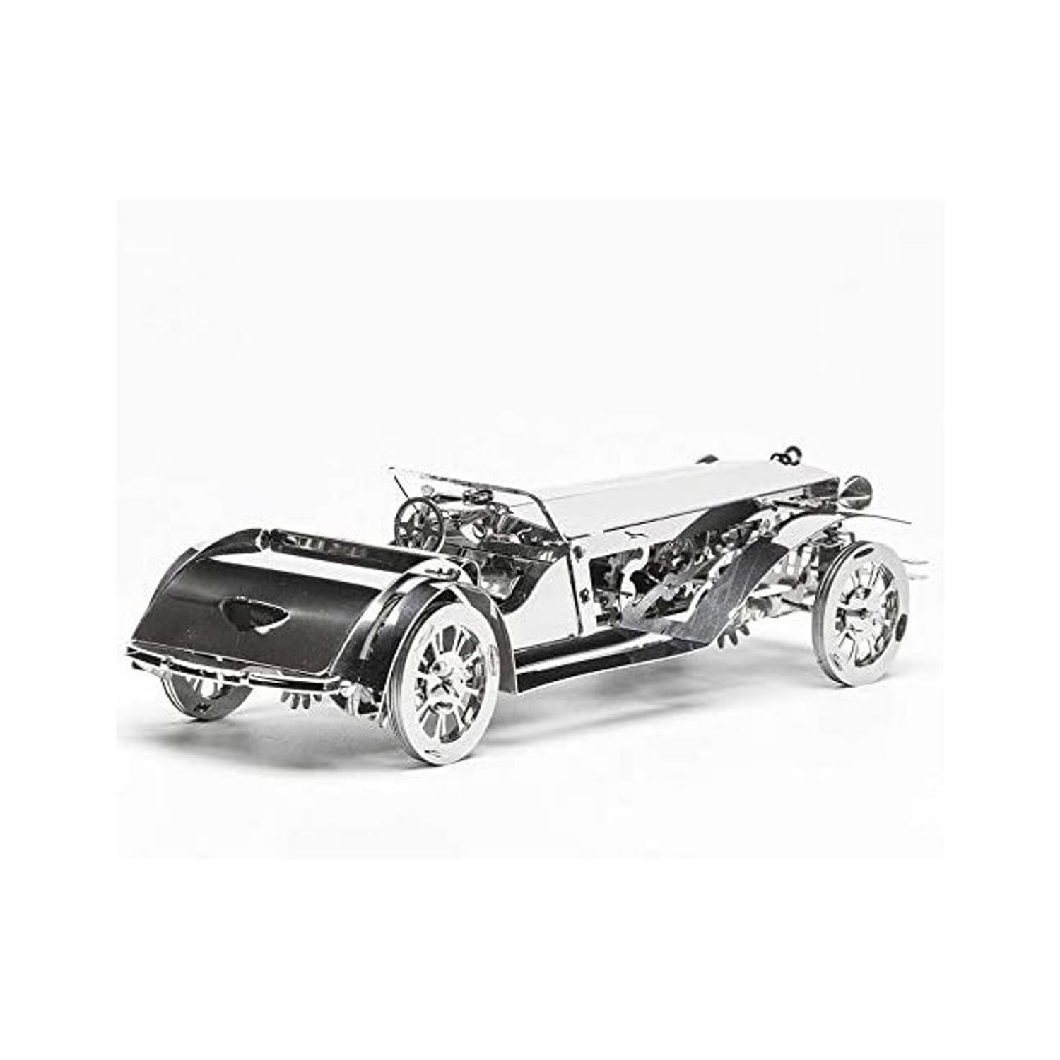 Kit Puzzle Mecanic 3D, Metal, TimeForMachine, Model Masina Epoca Glorious Cabrio 2 fotografia produsului View 7 L
