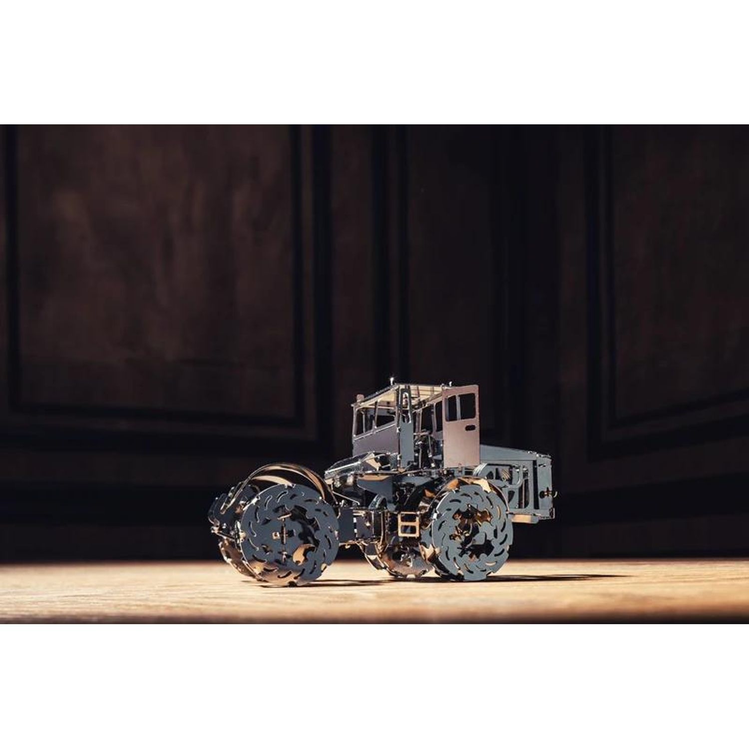 Kit Puzzle Mecanic 3D, Metal, TimeForMachine, Model Hot Tractor fotografia produsului View 4 L