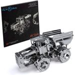 Kit Puzzle Mecanic 3D, Metal, TimeForMachine, Model Hot Tractor fotografia produsului