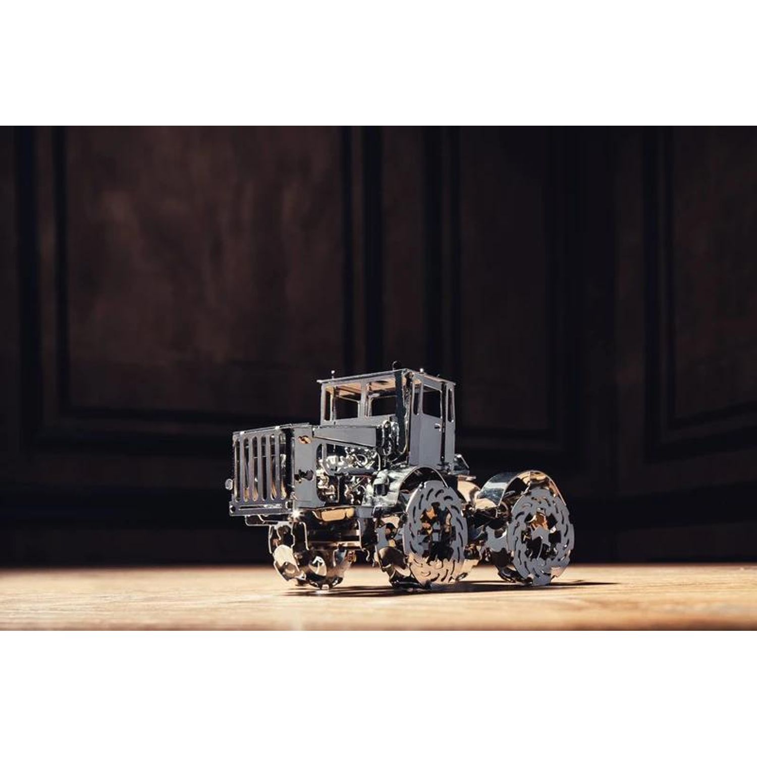 Kit Puzzle Mecanic 3D, Metal, TimeForMachine, Model Hot Tractor fotografia produsului View 5 L