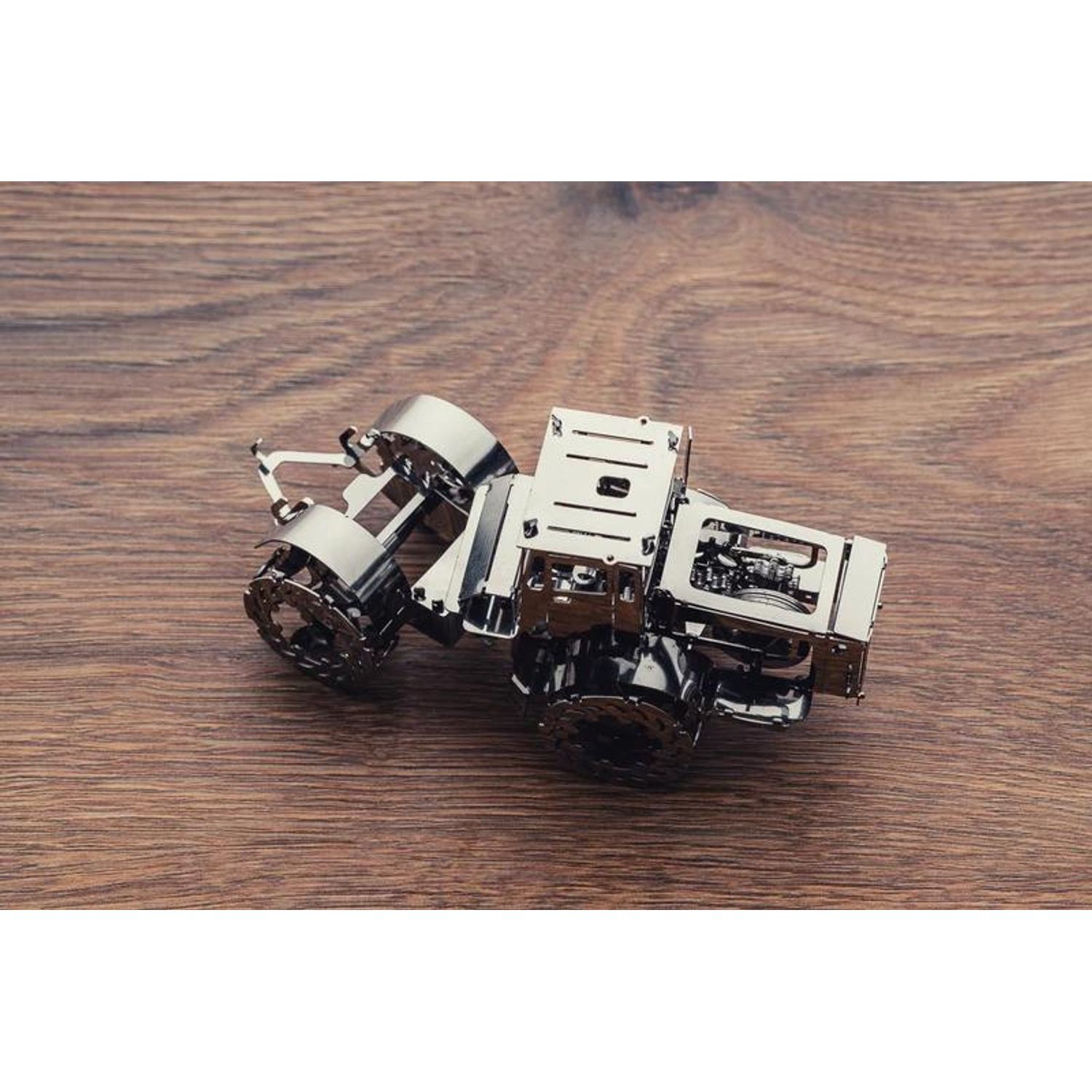 Kit Puzzle Mecanic 3D, Metal, TimeForMachine, Model Hot Tractor fotografia produsului View 3 L