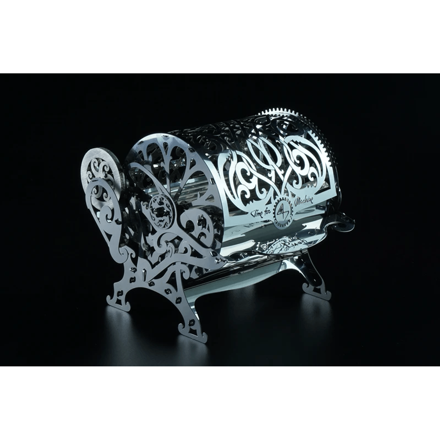 Kit Puzzle Mecanic 3D, Metal, TimeForMachine, Model Cutia Secretelor fotografia produsului View 10 L