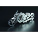 Kit Puzzle Mecanic 3D, Metal, TimeForMachine, Model Chrome Rider fotografia produsului View 5 S
