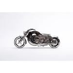 Kit Puzzle Mecanic 3D, Metal, TimeForMachine, Model Chrome Rider fotografia produsului View 7 S