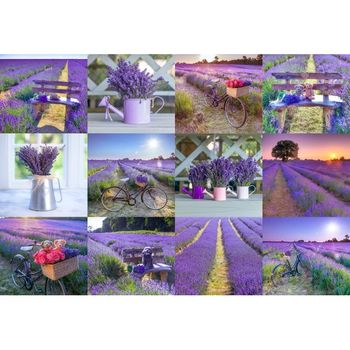 Puzzle Din Lemn LAVENDER FRANCE S, Wooden City, 75 piese