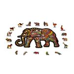 Puzzle Din Lemn MAGIC ELEPHANT L, Wooden City, 250 piese fotografia produsului View 3 S
