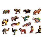Puzzle Din Lemn MAGIC ELEPHANT L, Wooden City, 250 piese fotografia produsului View 4 S