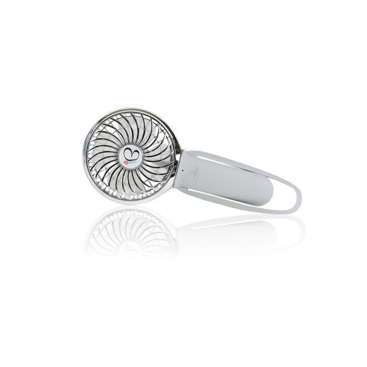 Buggygear Mini ventilator cu incarcator USB-Gri/Chrome fotografia produsului