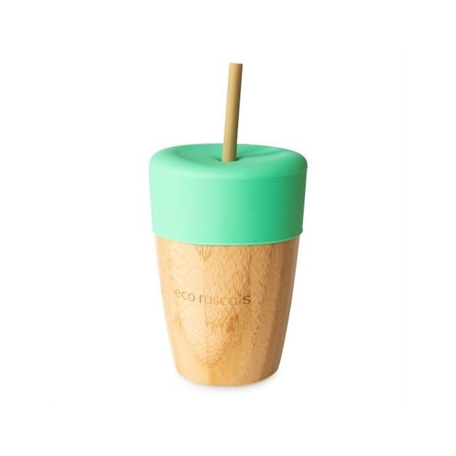 Pahar din bambus mare 240 ml, verde, eco rascals fotografia produsului
