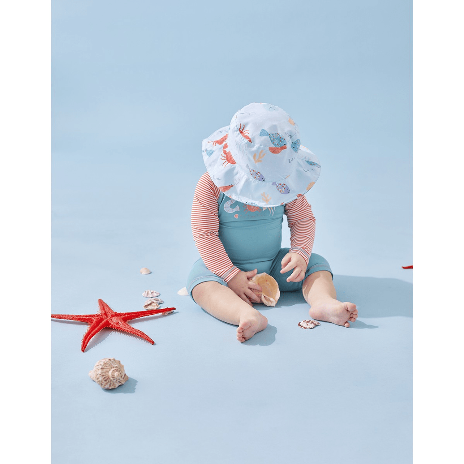PALARIA CREVETTES BLEUES, 9-12M, 46CM, A212231 fotografia produsului View 3 L