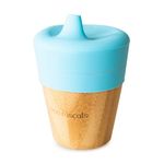 Pahar din bambus mic 190 ml, albastru, eco rascals fotografia produsului