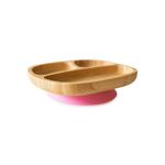 Farfurie din bambus Toddler, roz eco rascals fotografia produsului