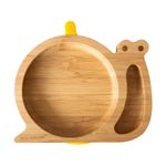Farfurie din bambus Melc, galben, eco rascals fotografia produsului View 2 S