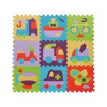 Babygreat Covoras Puzzle Transport 92x92 cm fotografia produsului