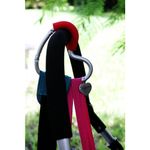 Buggygear Carlig pentru carucior,inima (argintiu/piele maro) fotografia produsului View 2 S