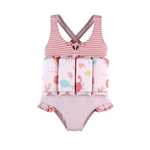 Costum de inot flotabil, Archimede, CREVETTES ROSES Girl, 12 luni, A202531 fotografia produsului
