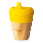 Pahar din bambus mic 190 ml, galben, eco rascals fotografia produsului
